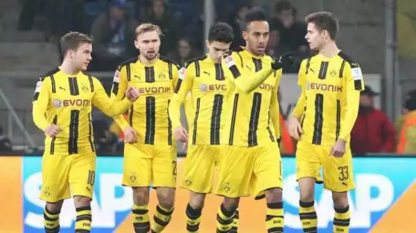 Dortmund boss slams referee after draw at Hoffenheim